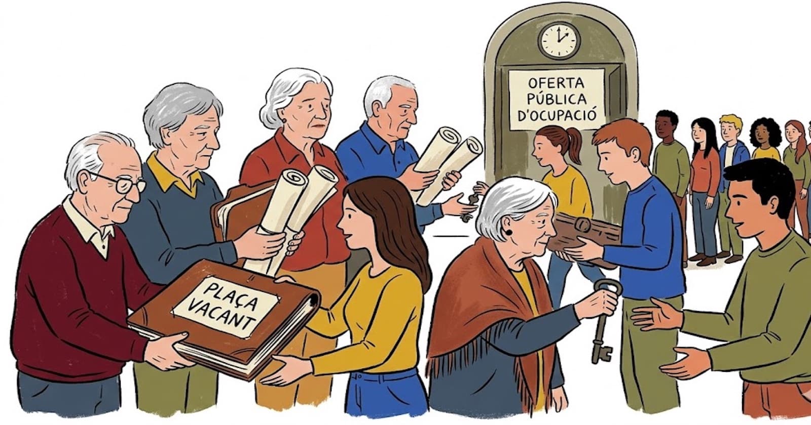 Onada de jubilacions: ara és el moment d'opositar